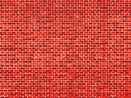 Auhagen H0 1 Dekorpappe Ziegelmauer rot