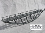 Fischbauchbrücke  24 cm, grau   